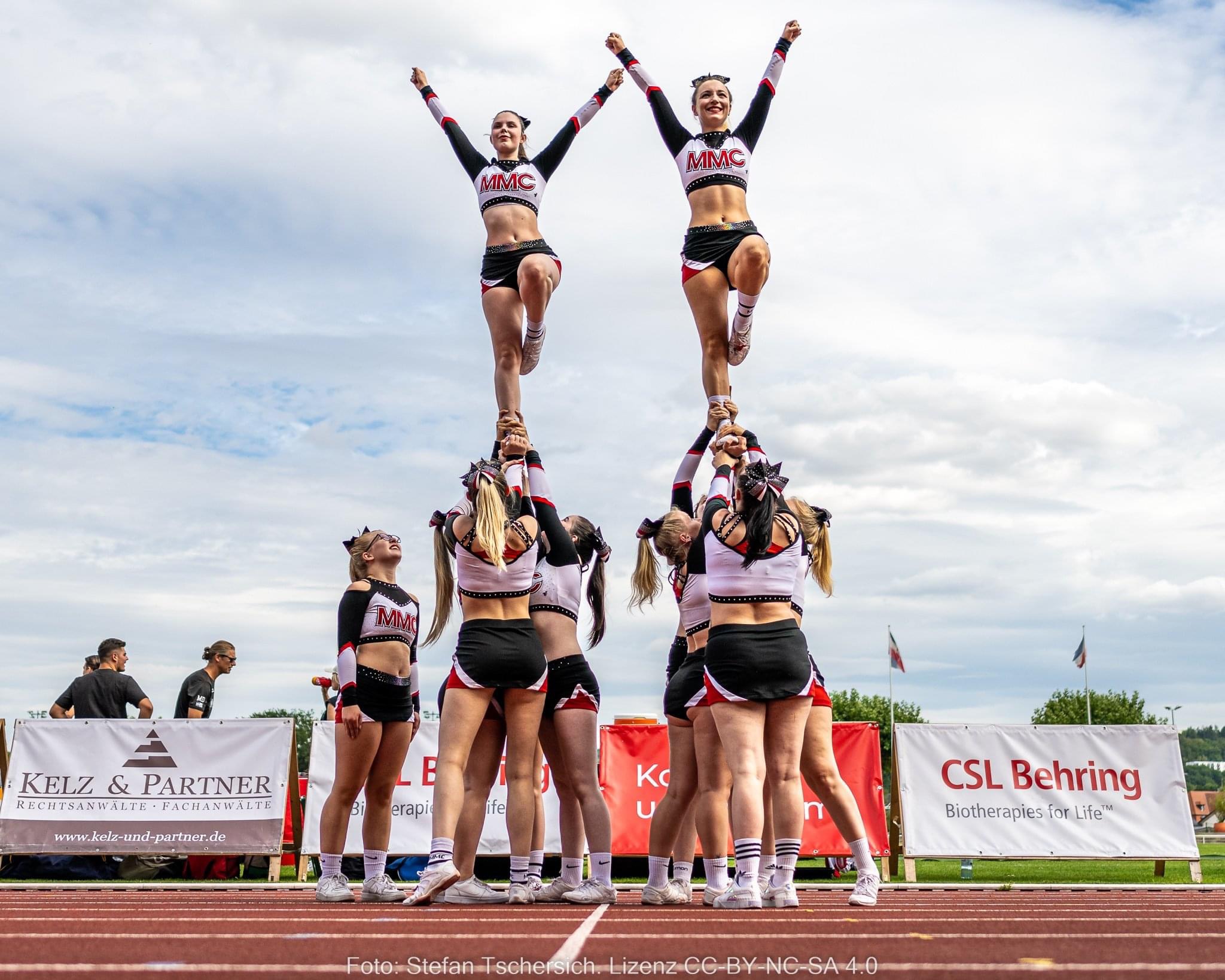 Gruppenfoto der Cheerleader von Stefan Tschersich