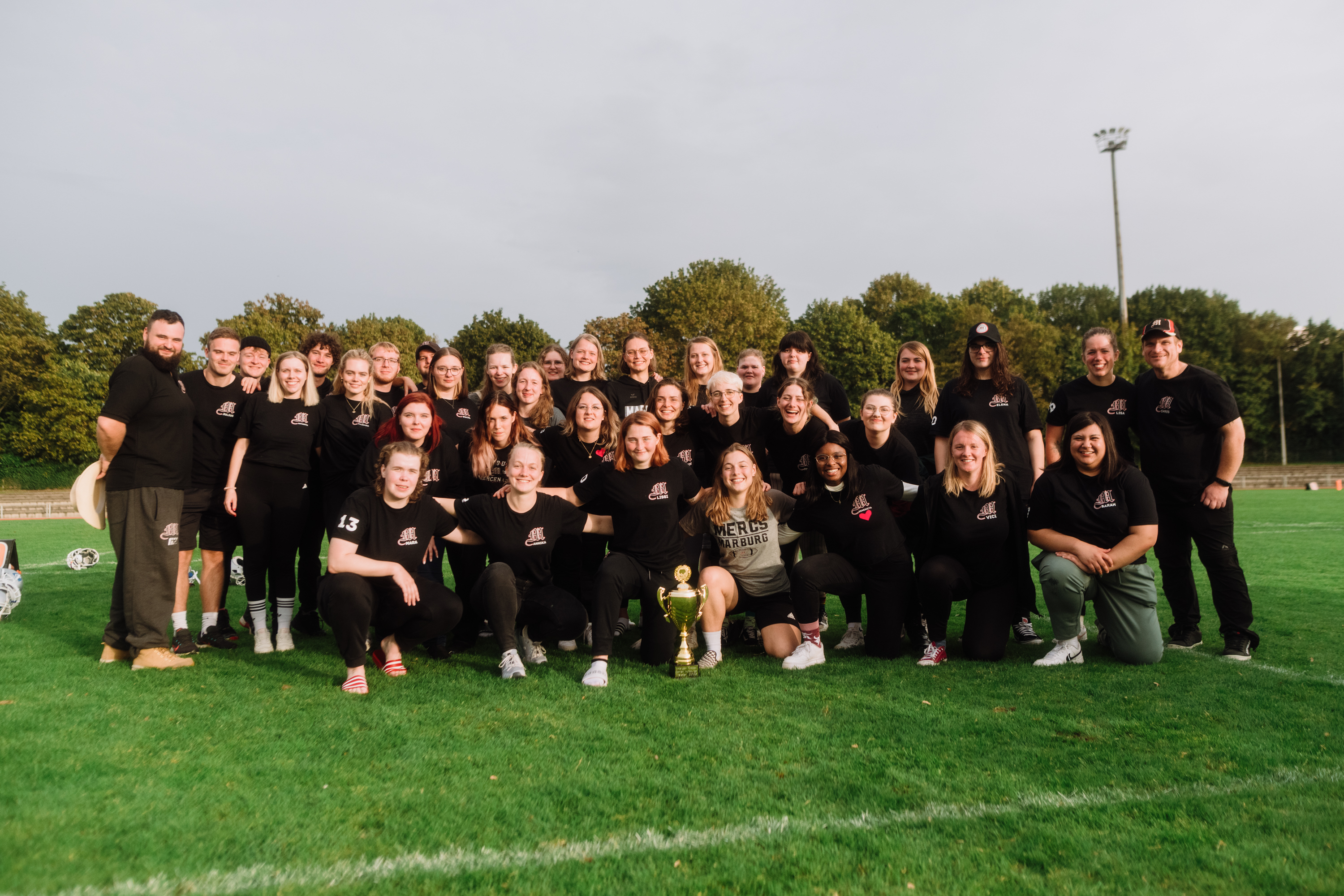 Die Marburg Mercenaries Damen sind erneut Meister - Letzter Spieltag der Damenaufbauliga Hessen geht erfolgreich zu Ende