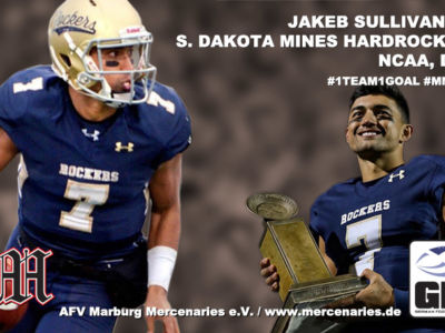 Überraschung zu Weihnachten – Neuer Quarterback für die Marburg Mercenaries!