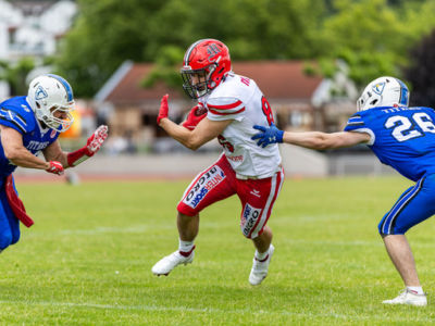 2. Heimsieg: Marburg Mercenaries dominieren Kassel Titans mit 42:0