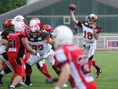 The winning streak continues – "Söldner" besiegen Stuttgart Scorpions 24:7