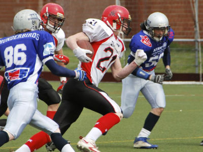 Marburg Mercenaries Jugend gewinnt 36 zu 6 gegen Bad Kreuznach
