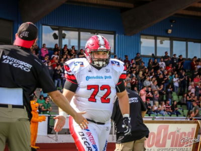 Martin Aab bleibt der Anker der Marburger Offensive Line