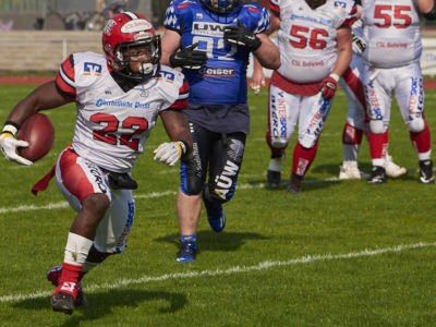 Marburg Mercenaries sichern sich mit 36:15 gegen Allgäu Comets Teilnahme an der Endrunde