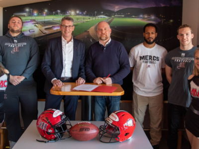 Sparkasse Marburg-Biedenkopf wird dritter Hauptsponsor der Mercenaries