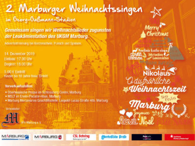 2. Marburger Weihnachtssingen steht vor der Tür