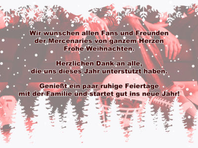 Frohe Weihnachten allen Fans und Freunden