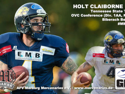 Neuer Quarterback für die Mercenaries