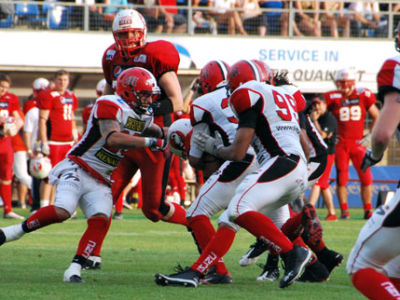 Knapper 39-30 Sieg bei den Stuttgart Scorpions